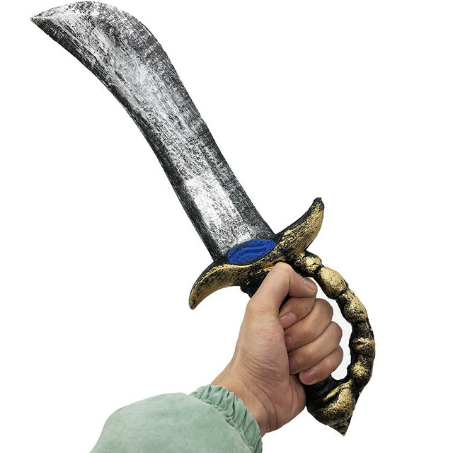 Cross-border selling simulation props captain equipped with pirate knife toy Halloween stage show cosplay weapon