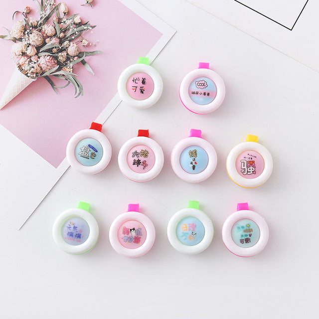 Factory direct creative cartoon solid mosquito repellent buckle child baby pregnant mosquito repellent clip mosquito repellent anti-mosquito carry buckle