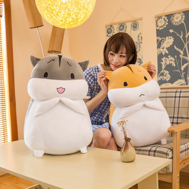 2019 new cute down cotton hamster doll children's doll doll plush toy pillow a generation