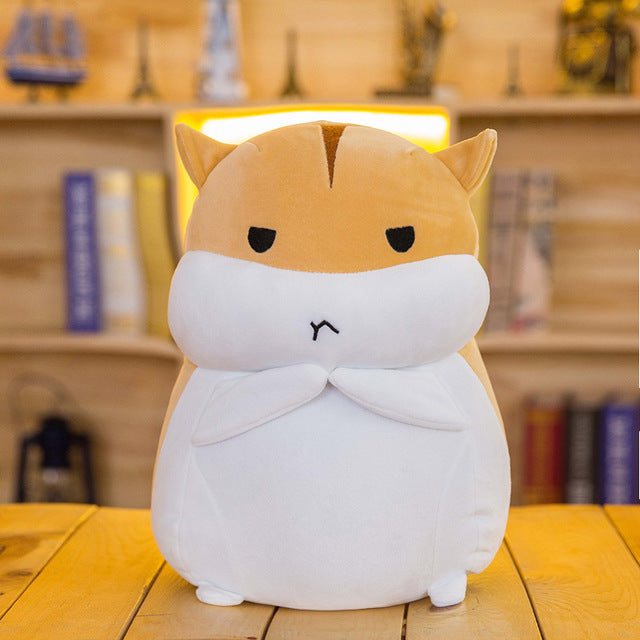2019 new cute down cotton hamster doll children's doll doll plush toy pillow a generation