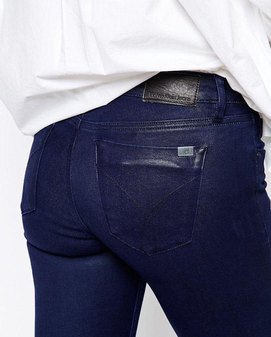 RISE SKINNY JEANS