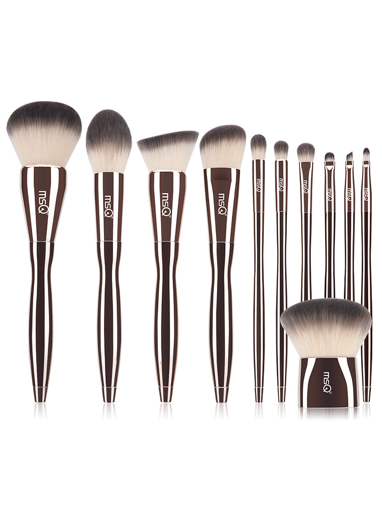 MSQ/魅丝蔻11支金月化妆刷套装全套初学者猪猪刷包工具刷子眼影刷