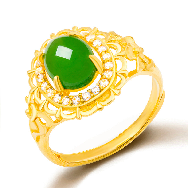 大唐滴翠直播手镯手链项链戒指耳饰玉佛观音貔貅生肖黄金硬金首饰