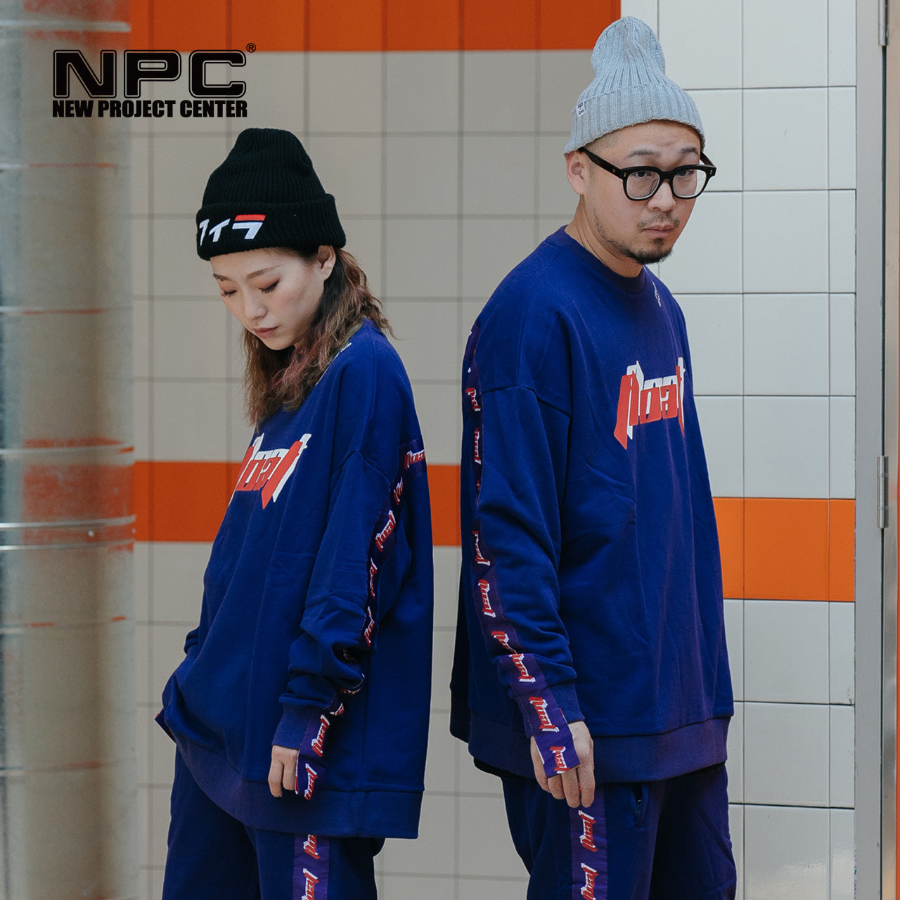 NPC潮牌 FLOAT 印花串标卫衣男街头嘻哈上衣情侣宽松高街长袖欧美