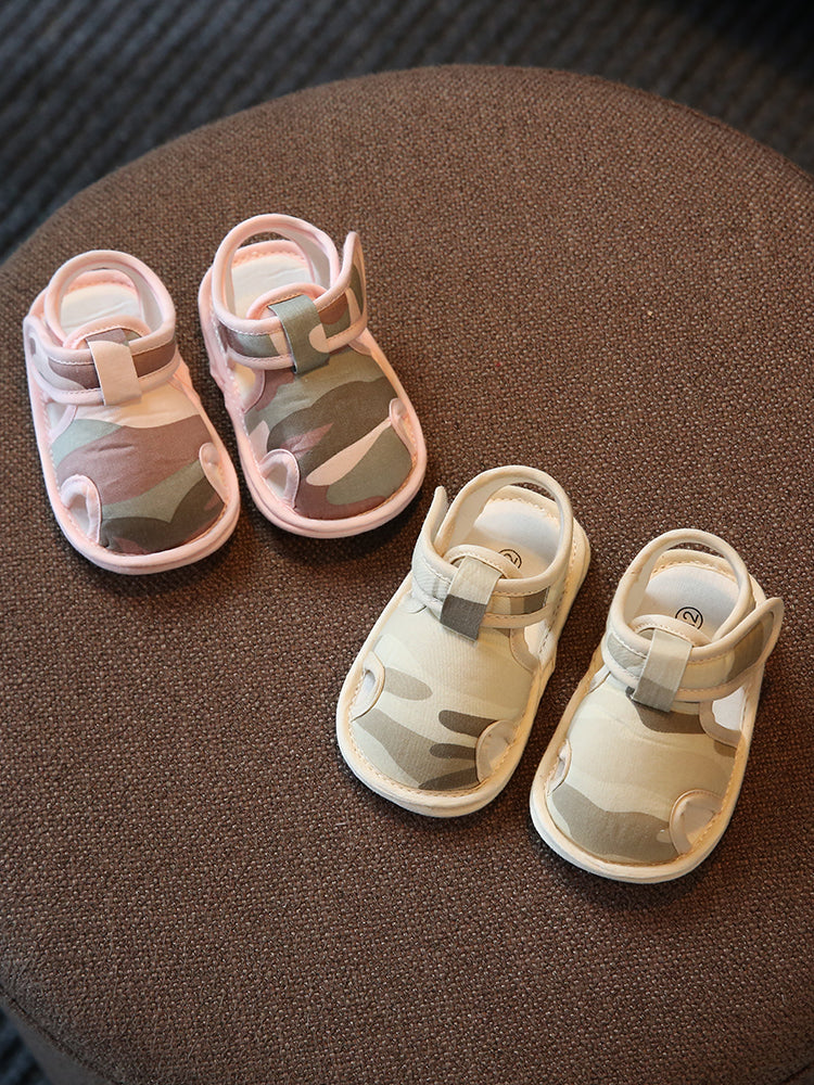 学步鞋软底婴儿凉鞋6-12个月男宝宝凉鞋幼儿鞋子布鞋女夏季0-1岁