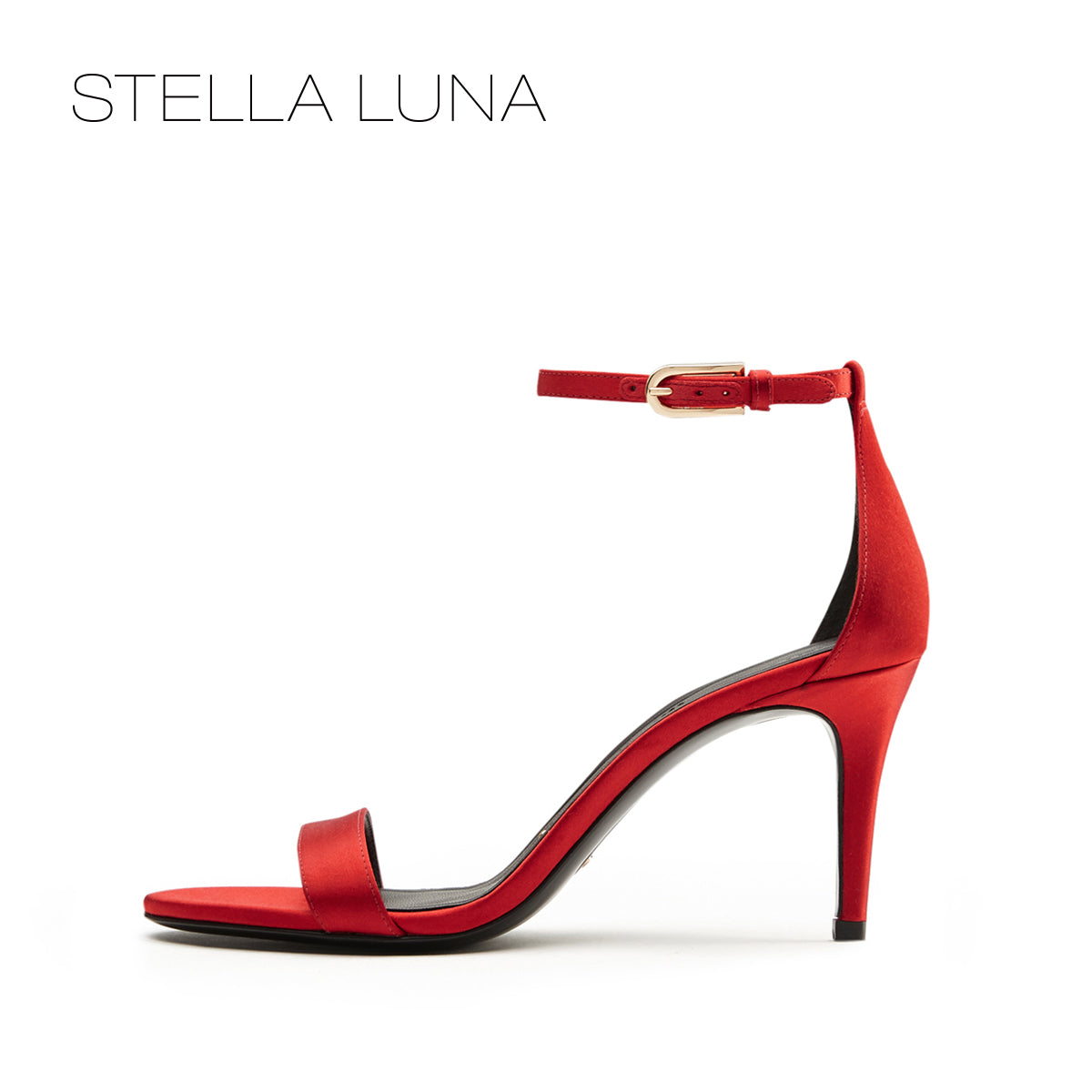 STELLA LUNA高跟派对女鞋夏季新款一字扣宴会细跟鞋一字带ins凉鞋