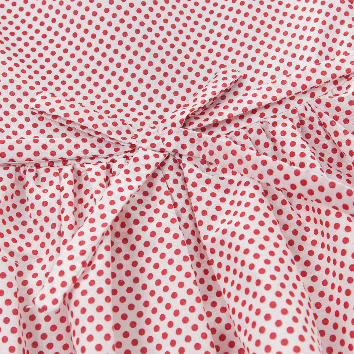 davebella戴维贝拉女童夏季短袖连衣裙 宝宝百褶裙波点裙DB3279