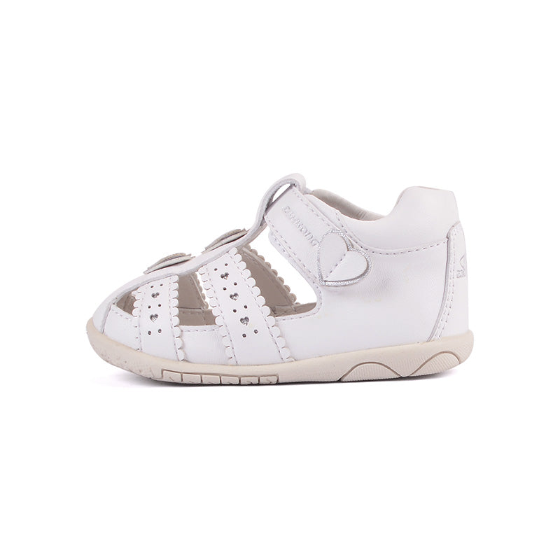 dr.kong江博士女宝宝凉鞋0-1岁软底儿童机能鞋童夏白色婴儿步前鞋