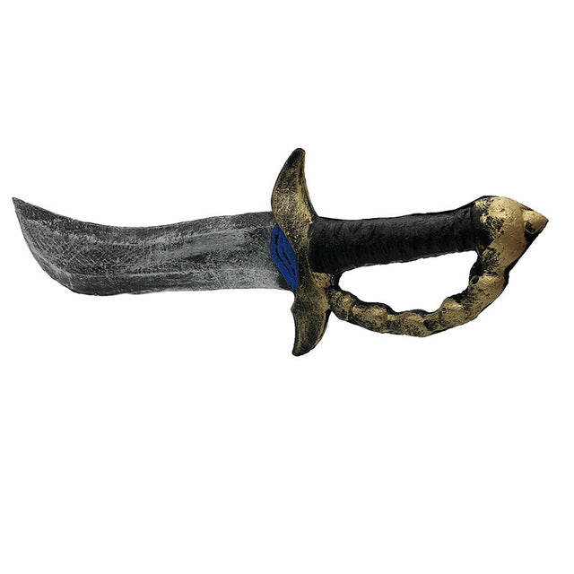 Cross-border selling simulation props captain equipped with pirate knife toy Halloween stage show cosplay weapon