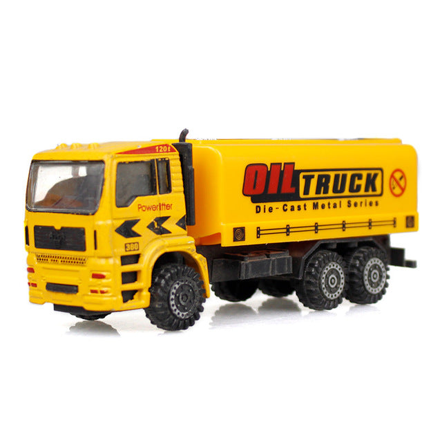 Explosion model alloy truck model toy children's toy cartoon engineering car boy child gift generation