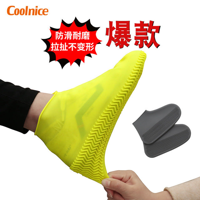Manufacturers Fashion Colorful Silicone Rainproof Shoe Cover Rainy Day Snow Day Desert Special Thicken Wear Outdoor Shoe Cover