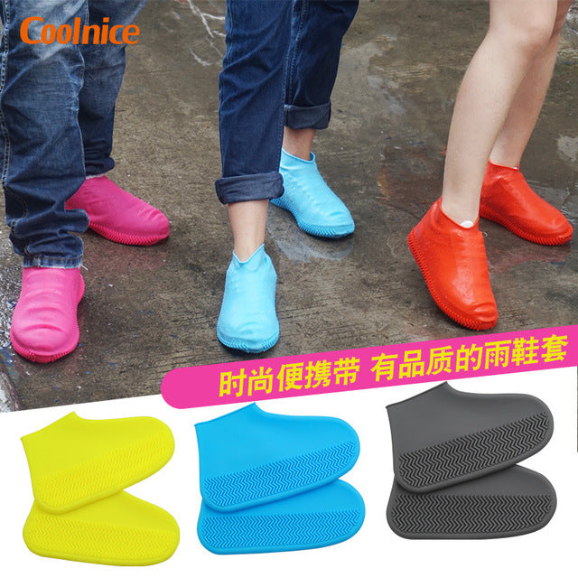 Manufacturers Fashion Colorful Silicone Rainproof Shoe Cover Rainy Day Snow Day Desert Special Thicken Wear Outdoor Shoe Cover