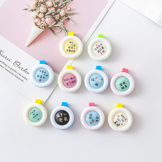 Factory direct creative cartoon solid mosquito repellent buckle child baby pregnant mosquito repellent clip mosquito repellent anti-mosquito carry buckle