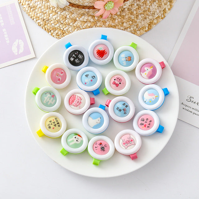 Factory direct creative cartoon solid mosquito repellent buckle child baby pregnant mosquito repellent clip mosquito repellent anti-mosquito carry buckle