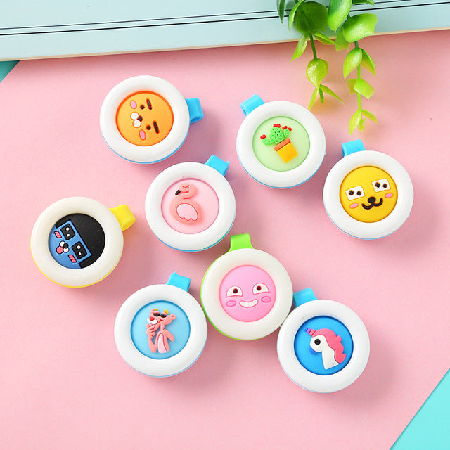 Factory direct creative cartoon solid mosquito repellent buckle child baby pregnant mosquito repellent clip mosquito repellent anti-mosquito carry buckle