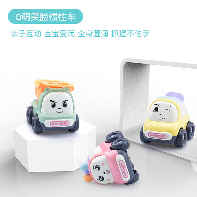 Baby mini toy pull back car engineering car toy car set boy and girl resistant to fall inertia car model