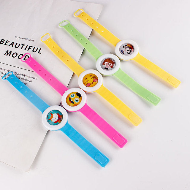 Plant essential oil mosquito repellent buckle outdoor baby pregnant women silicone mosquito repellent bracelet children anti-mosquito buckle watch advertising gifts