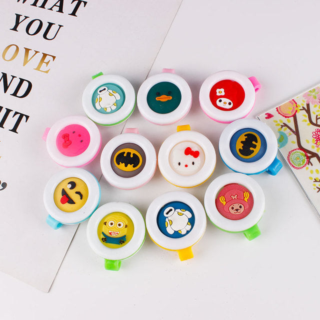 Plant essential oil mosquito repellent buckle outdoor baby pregnant women silicone mosquito repellent bracelet children anti-mosquito buckle watch advertising gifts