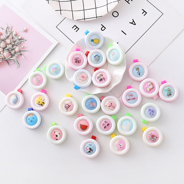 Factory direct creative cartoon solid mosquito repellent buckle child baby pregnant mosquito repellent clip mosquito repellent anti-mosquito carry buckle