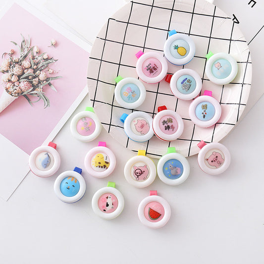Factory direct creative cartoon solid mosquito repellent buckle child baby pregnant mosquito repellent clip mosquito repellent anti-mosquito carry buckle