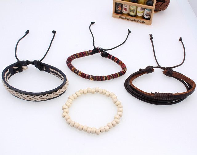 Foreign trade hot sale geometric color weave adjustable friendship handmade multi-layer beaded ethnic wind bracelet jewelry