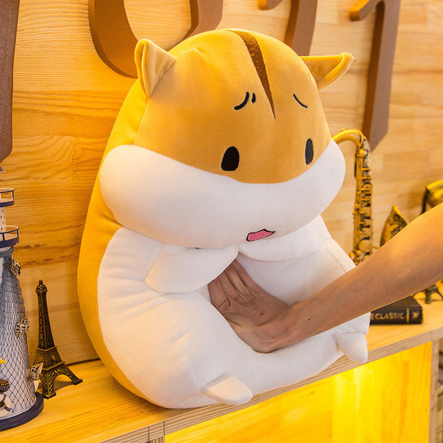 2019 new cute down cotton hamster doll children's doll doll plush toy pillow a generation