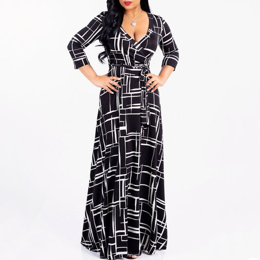 Foreigners BigSize Long Dresses Woman (1 S code only)