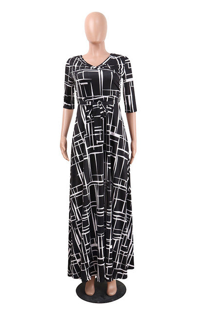 Foreigners BigSize Long Dresses Woman (1 S code only)