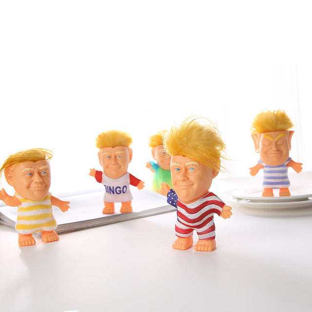 Cross-border European and American hot selling creative silicone troll doll doll toy factory direct support clothes custom