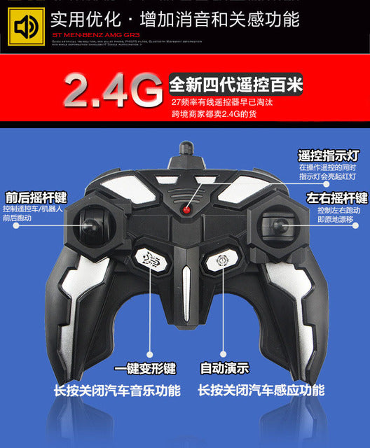 Copy of 2.4G gesture induction deformation toy King Kong children's