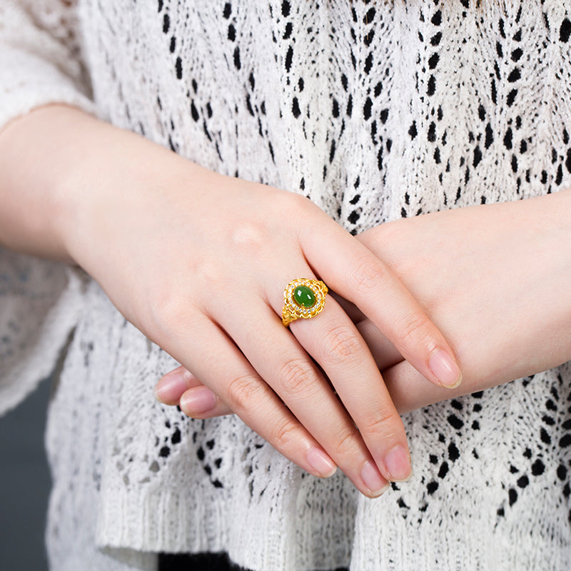 大唐滴翠直播手镯手链项链戒指耳饰玉佛观音貔貅生肖黄金硬金首饰