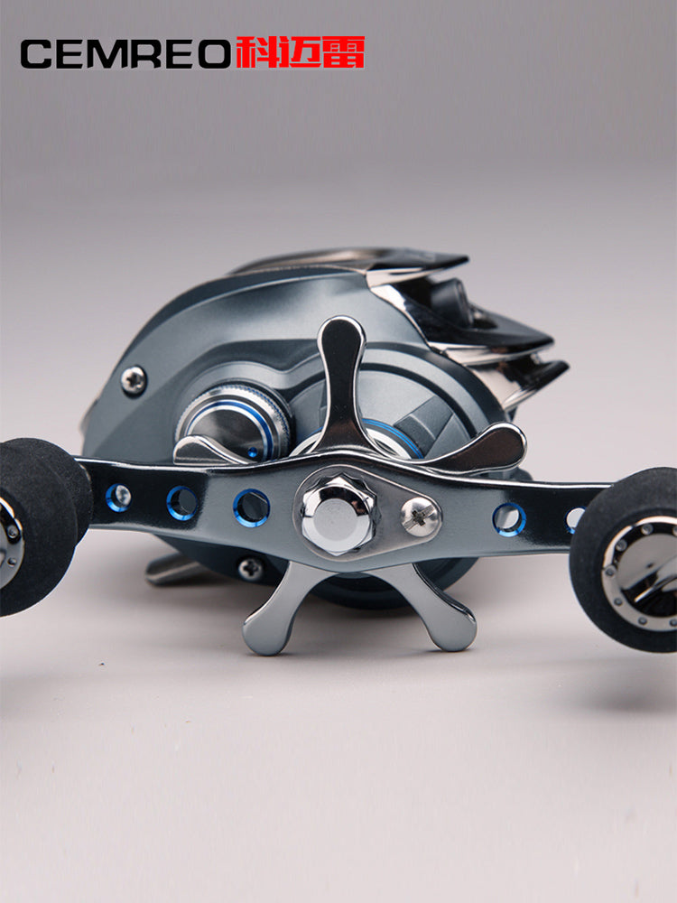 科迈雷水滴轮18轴磁力或离心刹车路亚轮防炸线水滴轮渔线轮左右手