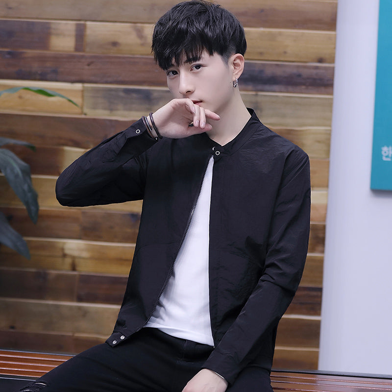 防晒衫外套防晒衣男防紫外线透气速干夹克防晒服户外运动皮肤衣潮