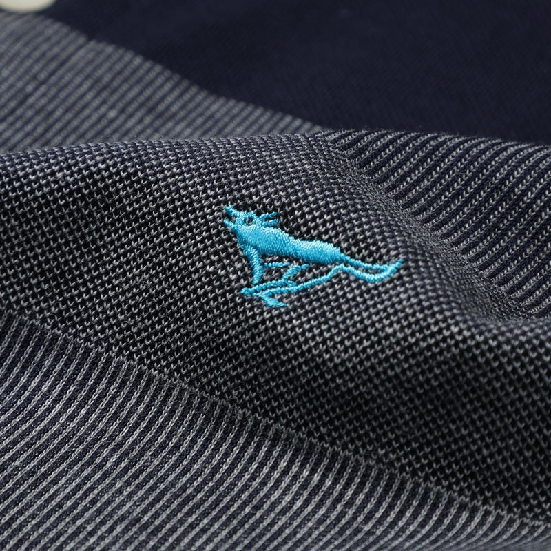 七匹狼丝光棉短袖T恤 男士纯棉宽松翻领渐变polo衫男2019夏装新款