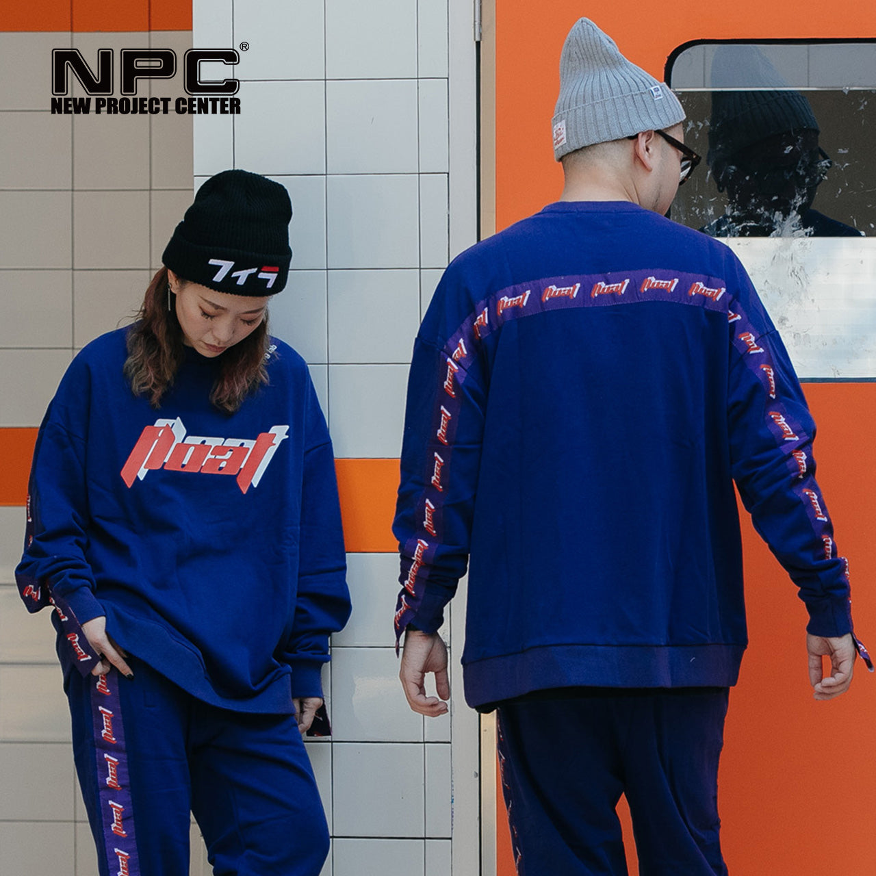 NPC潮牌 FLOAT 印花串标卫衣男街头嘻哈上衣情侣宽松高街长袖欧美