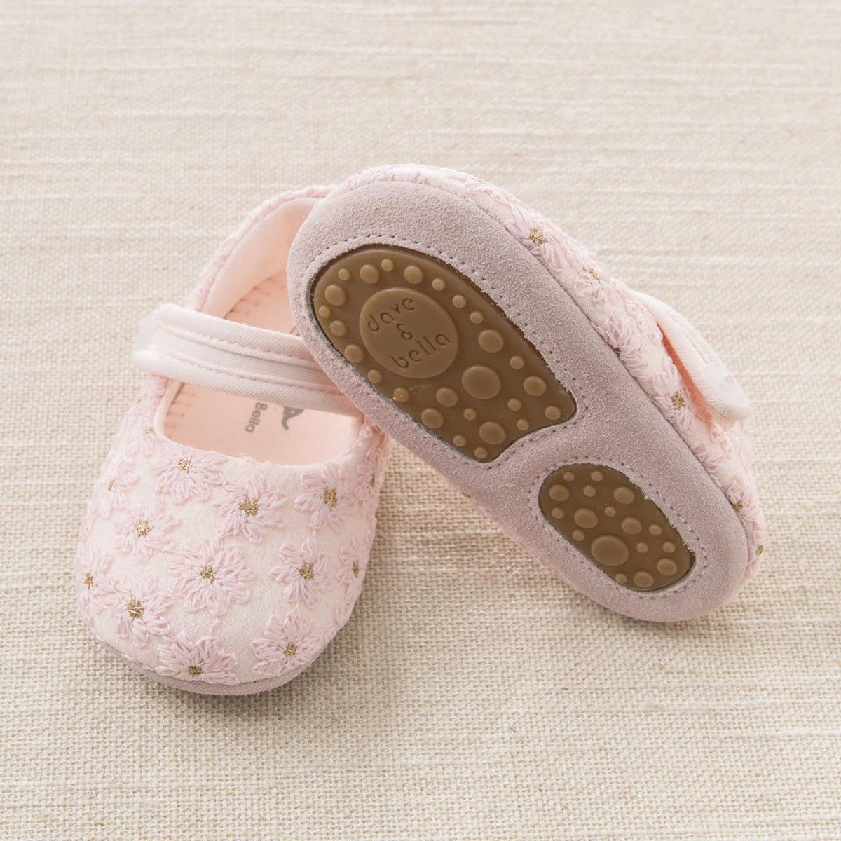davebella戴维贝拉春季宝宝婴儿鞋 女宝宝软底步前鞋DB6037
