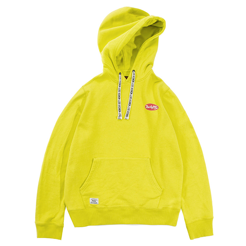 DUSTY潮牌男士春装荧光绿韩版连帽卫衣休闲高街迷彩抽绳套头卫衣