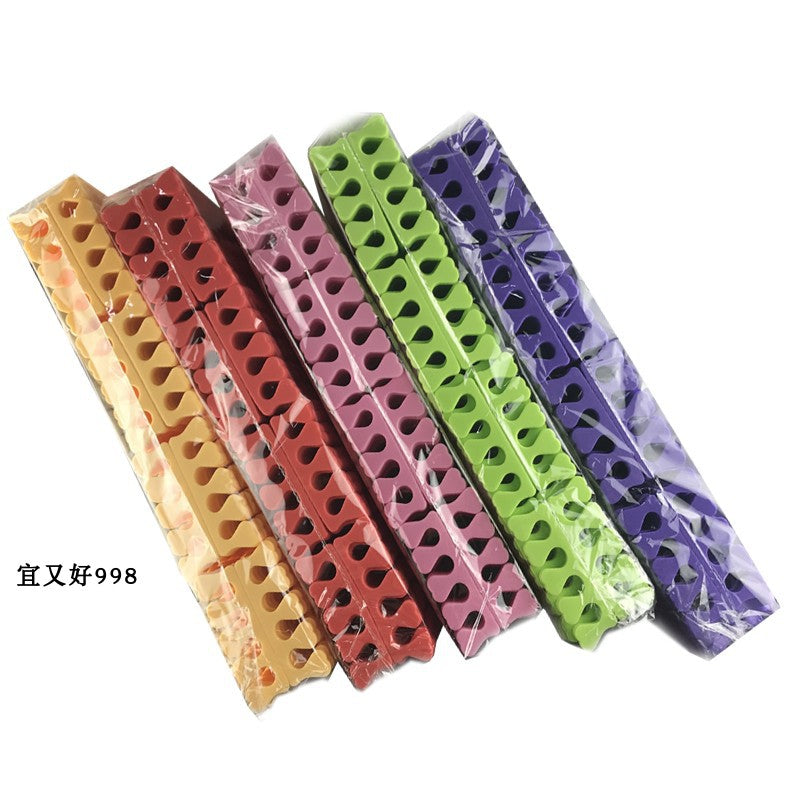 美甲工具用品 海绵分趾器 分指棉 脚趾分离指器 100对/包 包邮